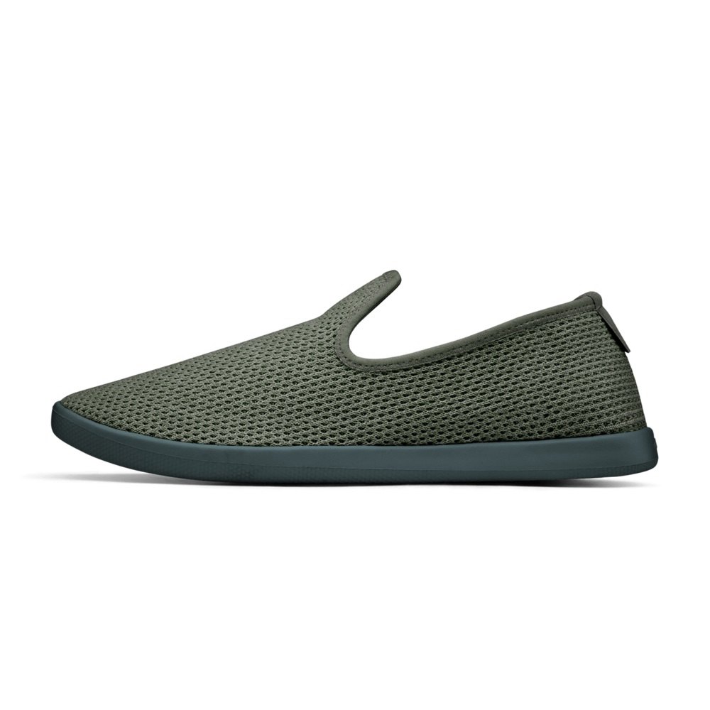 Allbirds Women\'s Tree Loungers - Slip-Ons Olive - LJR721953